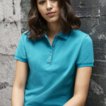 Womens City Short Sleeve Polo - Teal