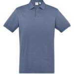 Mens City Short Sleeve Polo - Grey Smoke