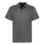 Kids Balance Short Sleeve Polo - Ash/black