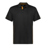 Kids Balance Short Sleeve Polo - Black/gold