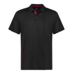 Kids Balance Short Sleeve Polo - Black/red