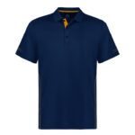 Kids Balance Short Sleeve Polo - Navy/gold