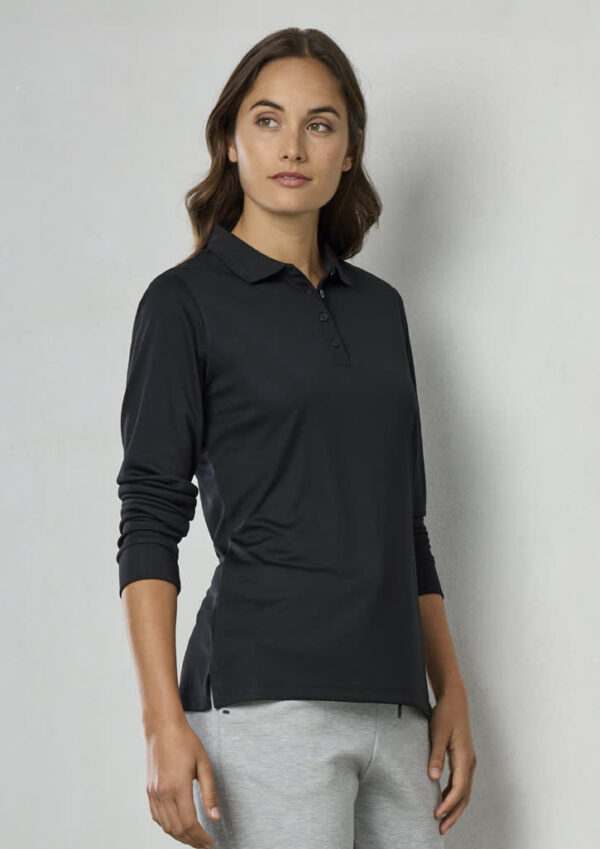 Womens Action Long Sleeve Polo - Image 12