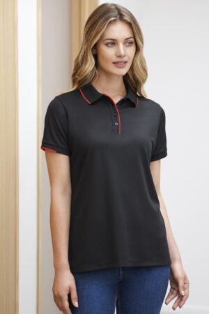 Womens Focus Short Sleeve Polo