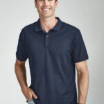 Mens Focus Short Sleeve Polo - Navy/navy