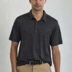 Mens Orbit Short Sleeve Polo - Black