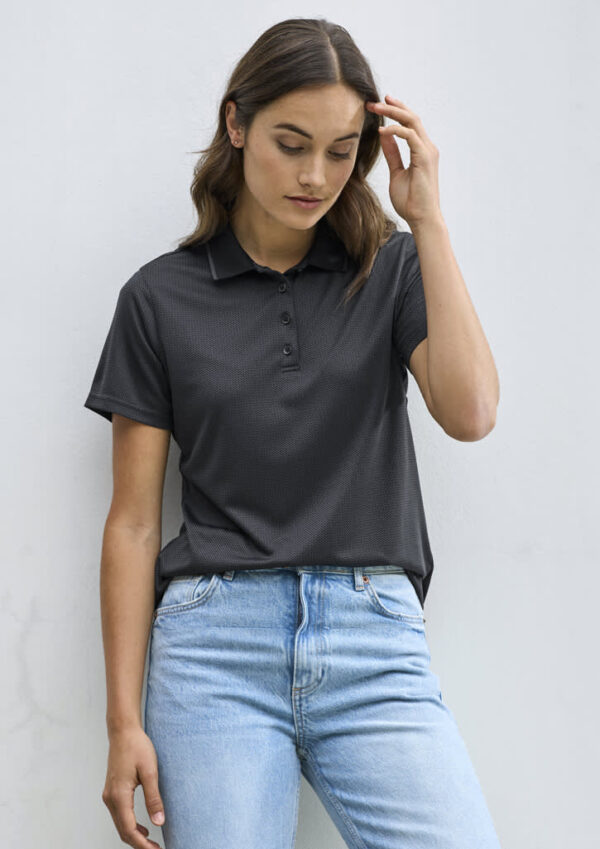 Womens Echo Short Sleeve Polo - Image 3