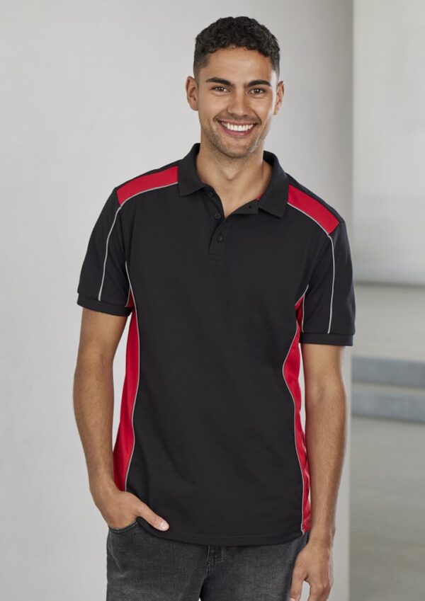 Unisex Grid Short Sleeve Polo - Image 70