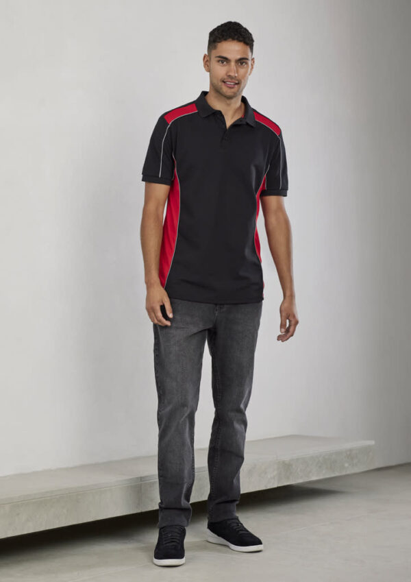 Unisex Grid Short Sleeve Polo - Image 19