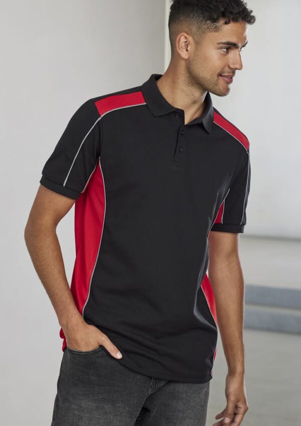 Unisex Grid Short Sleeve Polo - Image 20