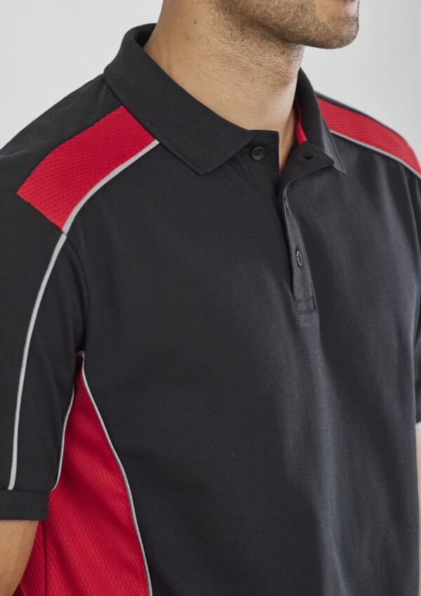 Unisex Grid Short Sleeve Polo - Image 21