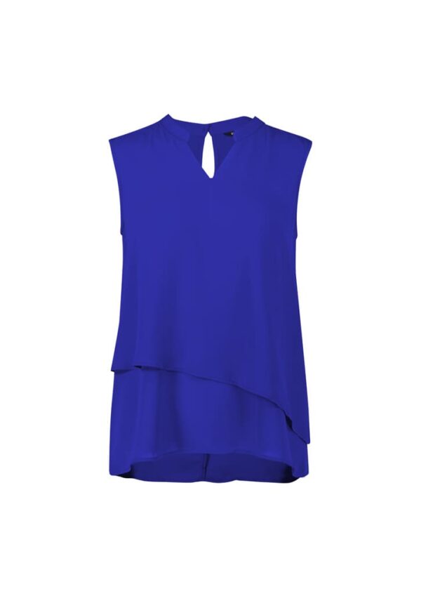 Womens Seville Sleeveless Layered Blouse - Image 5
