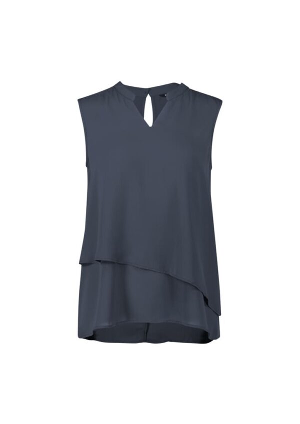 Womens Seville Sleeveless Layered Blouse - Image 34
