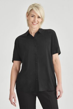 Womens Dahlia Short Sleeve Blouse