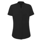 Womens Juliette Short Sleeve Blouse - Black