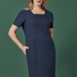 Womens Renew Short Sleeve Dress - Navy Dusk