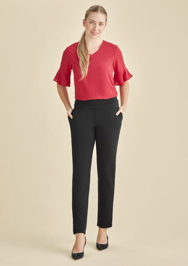 Womens Scuba Ponte Mid-rise Pull-on Pant - Image 7