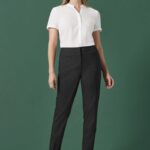 Womens Renew Mid-waist Slim Leg Pant - Pencil Black