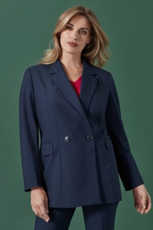 Womens Renew Double Breasted Longline Jacket