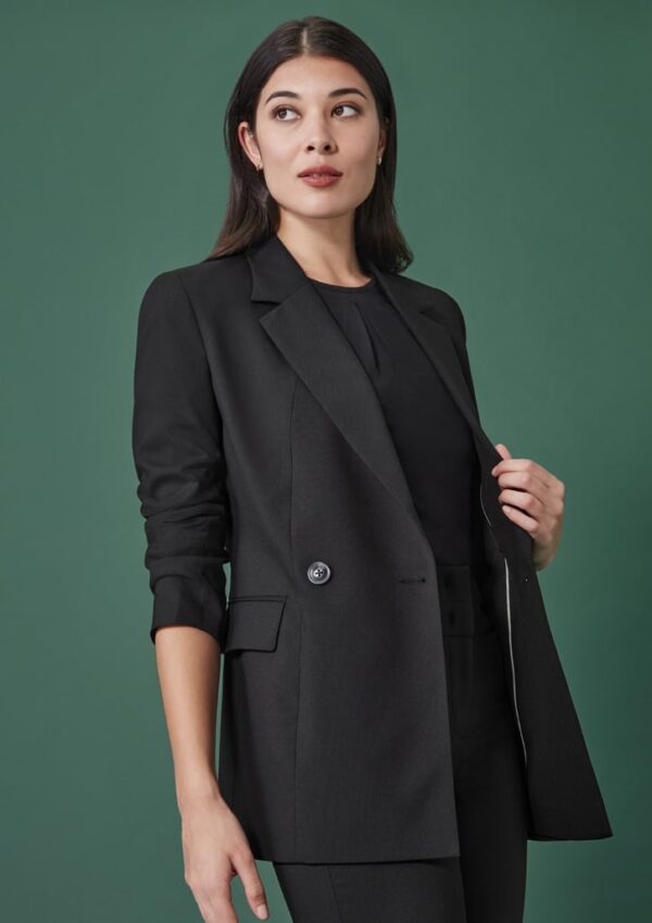 Womens Renew Double Breasted Longline Jacket - Image 20