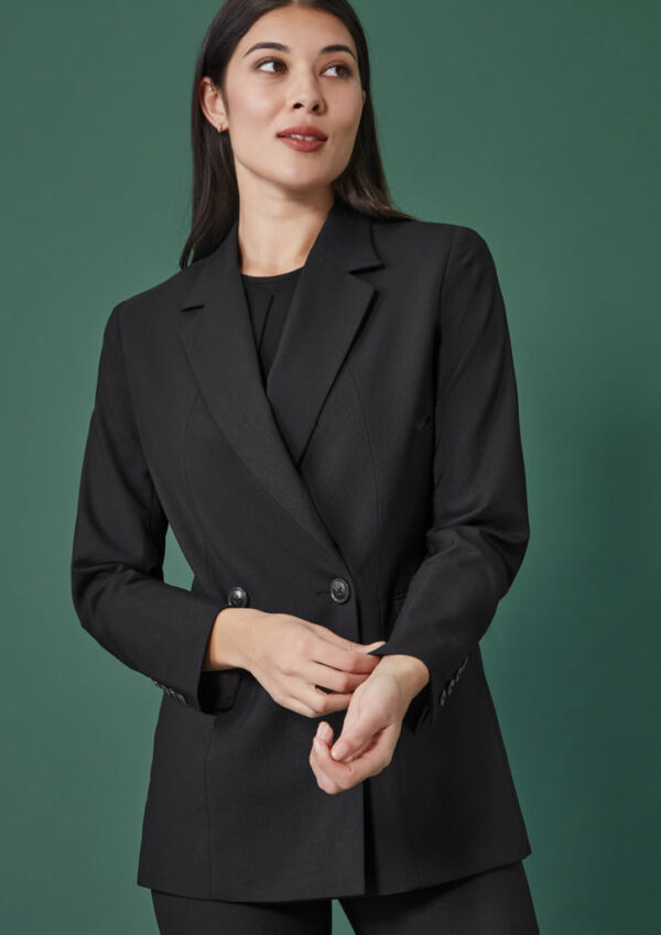 Womens Renew Double Breasted Longline Jacket - Image 5