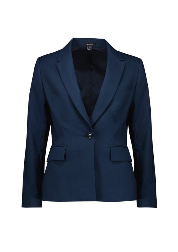 Womens Renew Single Button Mid Length Jacket - Image 7