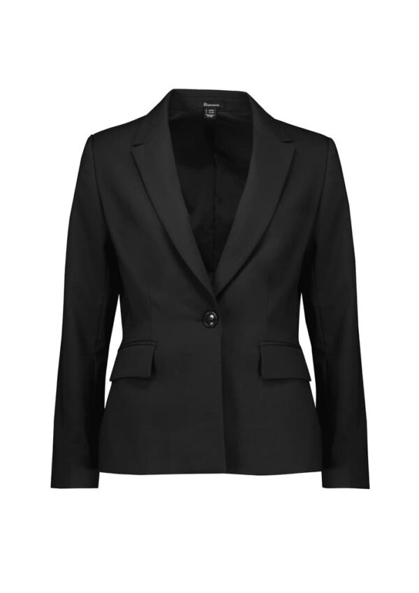 Womens Renew Single Button Mid Length Jacket - Image 10
