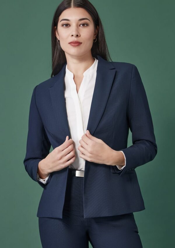 Womens Renew Single Button Mid Length Jacket - Image 3