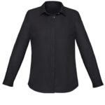 Womens Charlie Long Sleeve Shirt - Black
