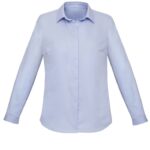 Womens Charlie Long Sleeve Shirt - Blue Chambray