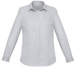 Womens Charlie Long Sleeve Shirt - Silver Chambray