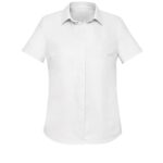 Womens Charlie Short Sleeve Shirt - White