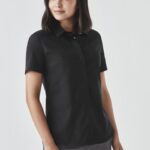 Womens Charlie Short Sleeve Shirt - Black