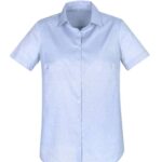 Womens Camden Short Sleeve Shirt - Blue
