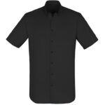 Mens Camden Short Sleeve Shirt - Black