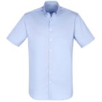 Mens Camden Short Sleeve Shirt - Blue