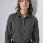 Womens Soul Long Sleeve Shirt - Grey