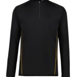 Kids Balance Mid Layer Top - Black/gold