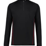 Kids Balance Mid Layer Top - Black/red