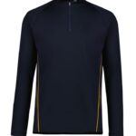 Unisex Balance Mid Layer Top - Navy/gold