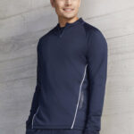 Unisex Balance Mid Layer Top - Navy/white