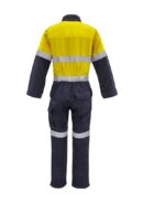 Mens Orange Flame Overall - Hoop Taped