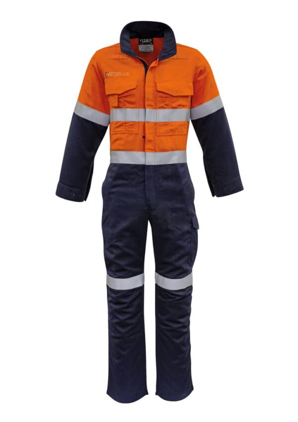 Mens Orange Flame Overall - Hoop Taped - Image 2