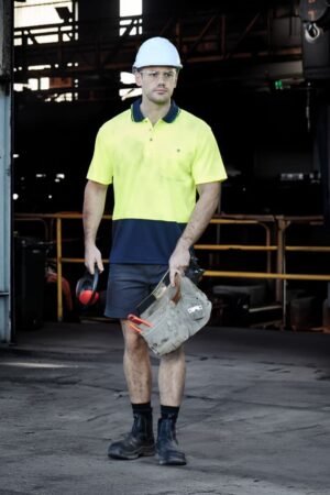 Unisex Hi Vis Basic Short Sleeve Polo