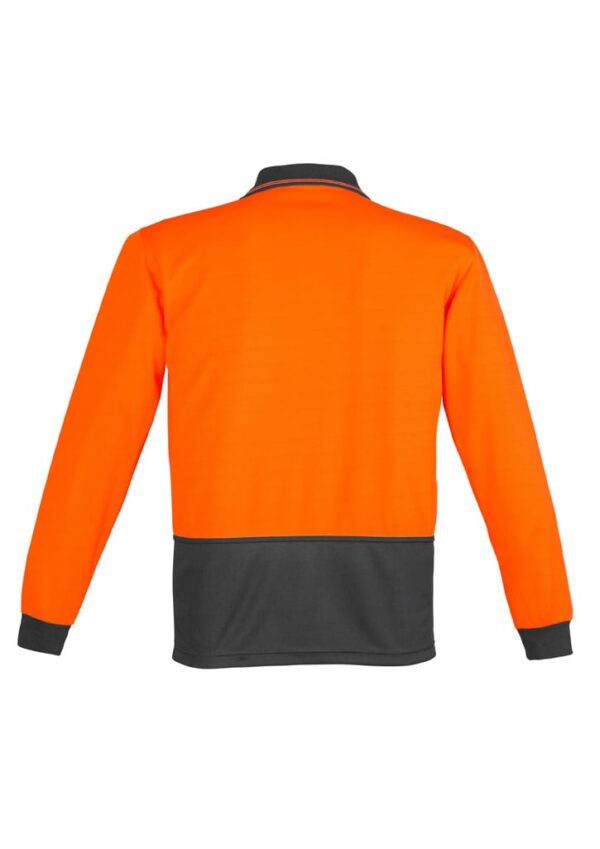 Unisex Hi Vis Basic Long Sleeve Polo - Image 8
