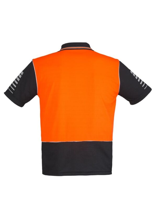 Mens Hi Vis Zone Short Sleeve Polo - Image 5