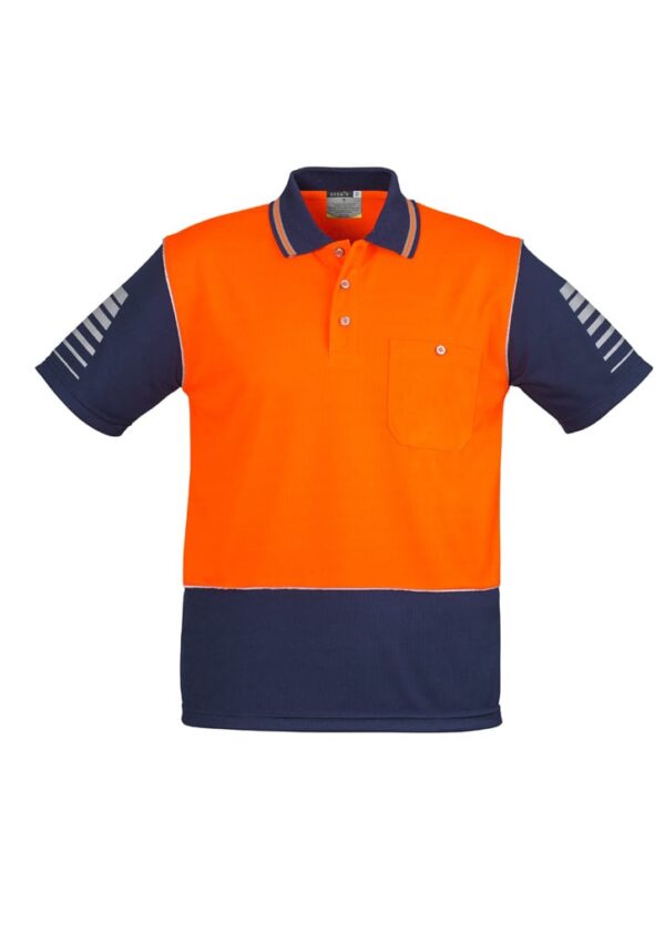 Mens Hi Vis Zone Short Sleeve Polo - Image 7