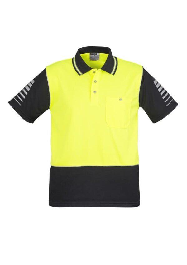 Mens Hi Vis Zone Short Sleeve Polo - Image 46