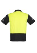 Mens Hi Vis Zone Short Sleeve Polo