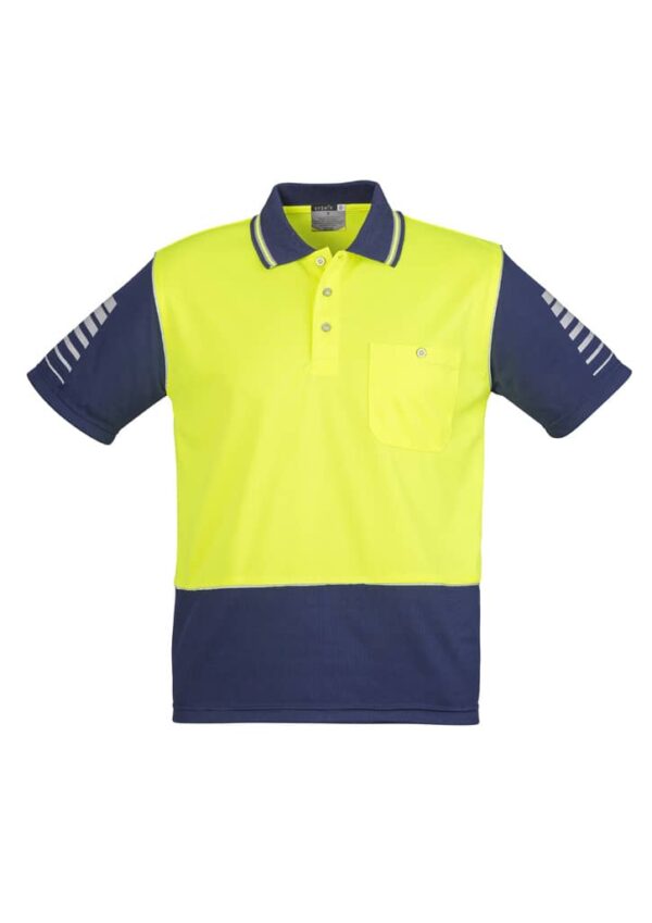 Mens Hi Vis Zone Short Sleeve Polo - Image 37